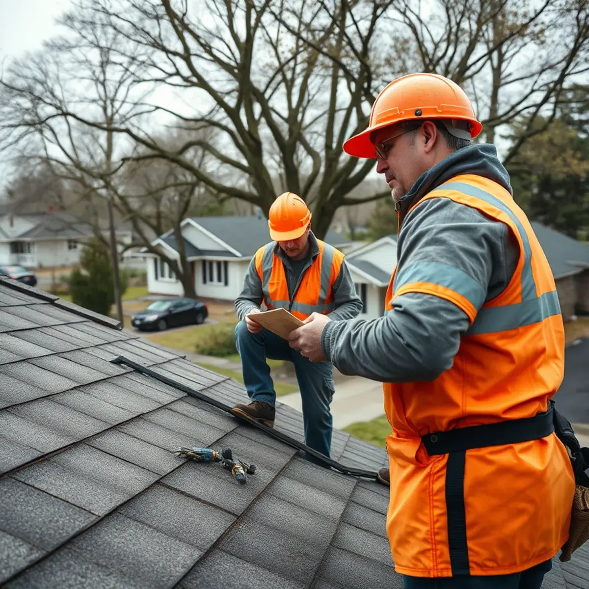 Storm damage roof repair near Uniondale, NY