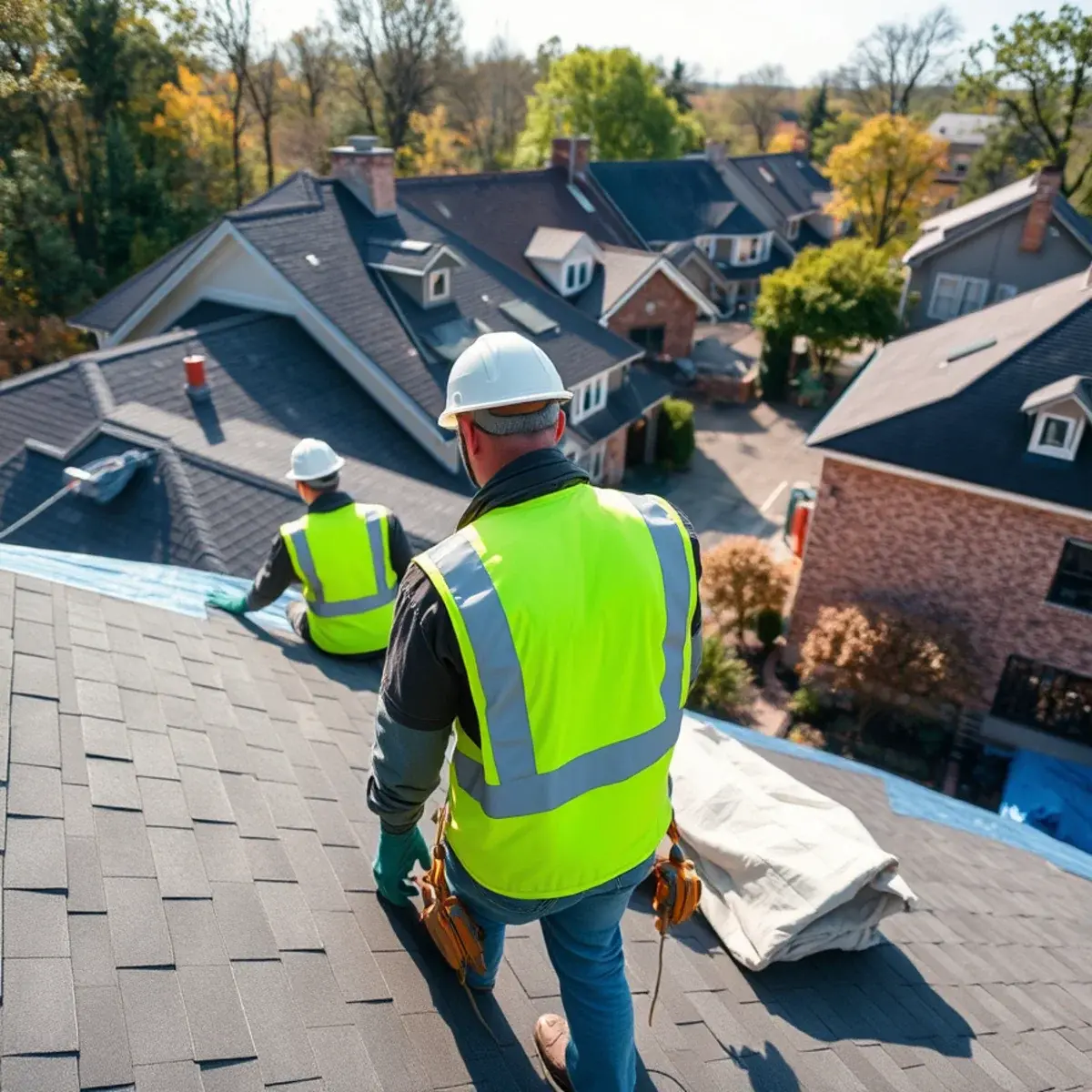 Roof replacement project near White Plains, NY