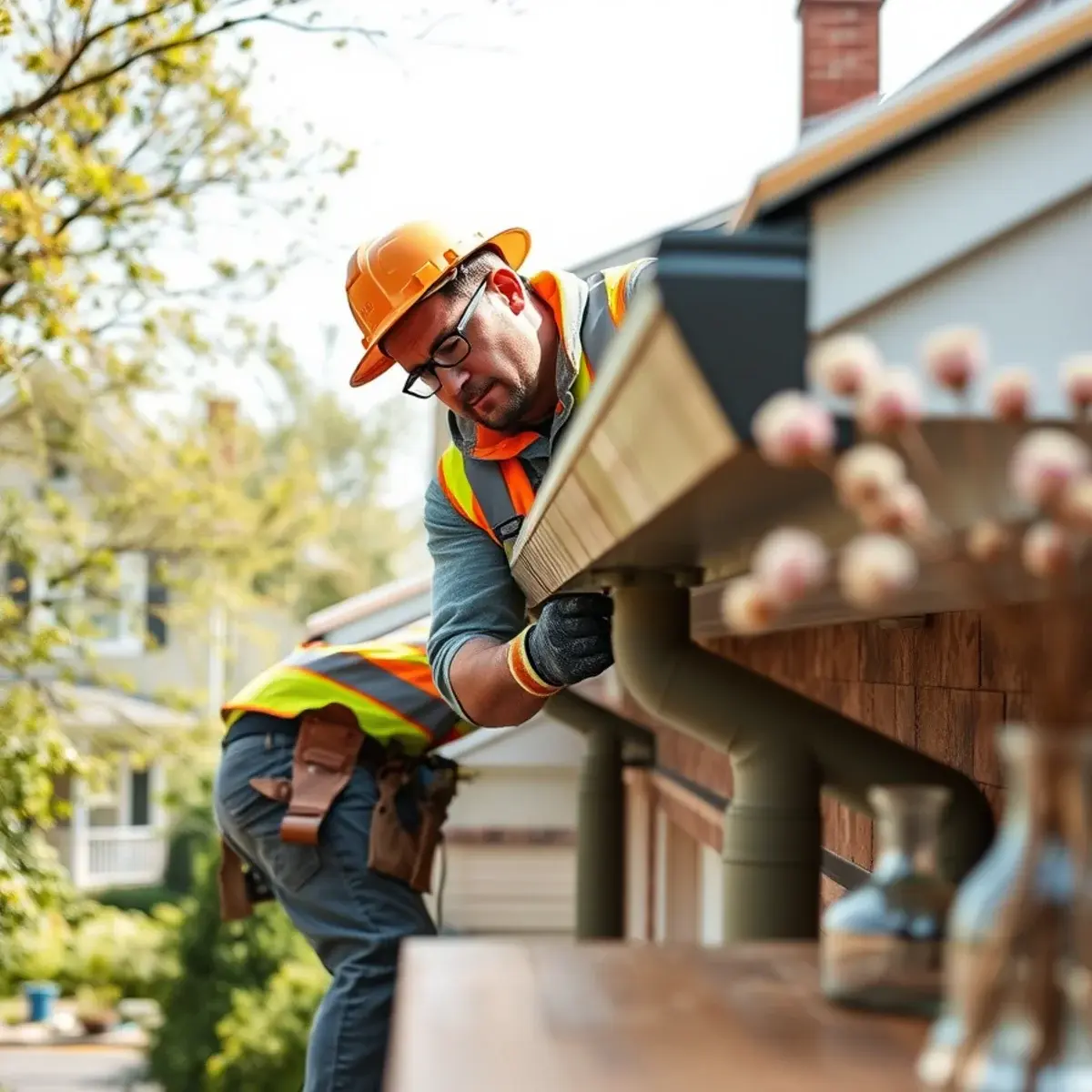 Gutter protection and roof drainage work near Yonkers, NY