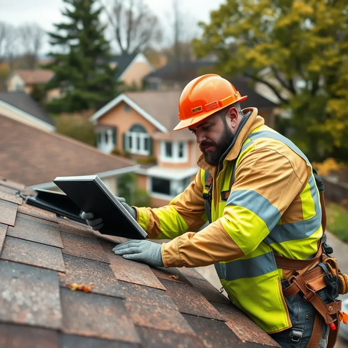 Storm damage roof repair near Albany, NY