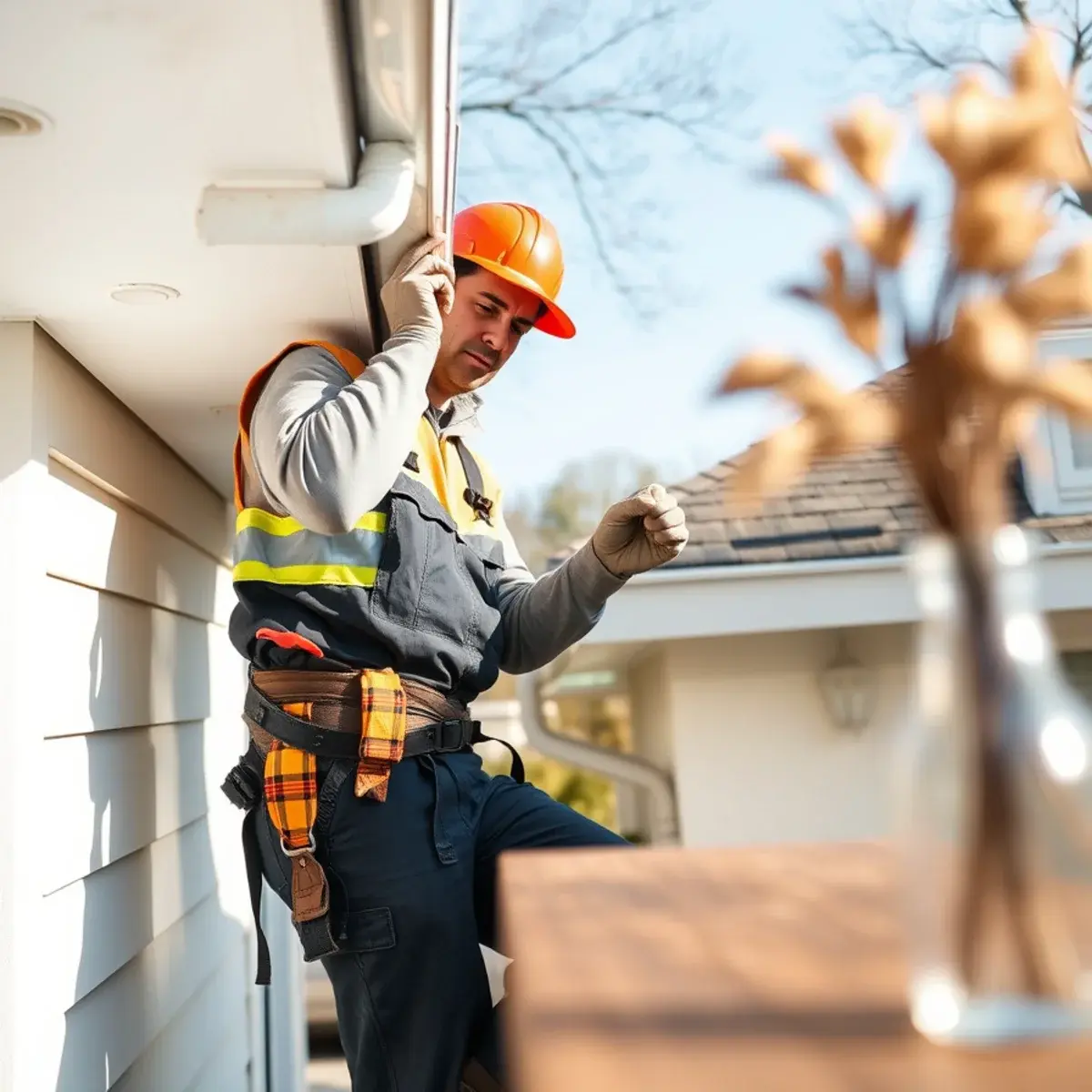 Gutter protection and roof drainage work near Amityville, NY