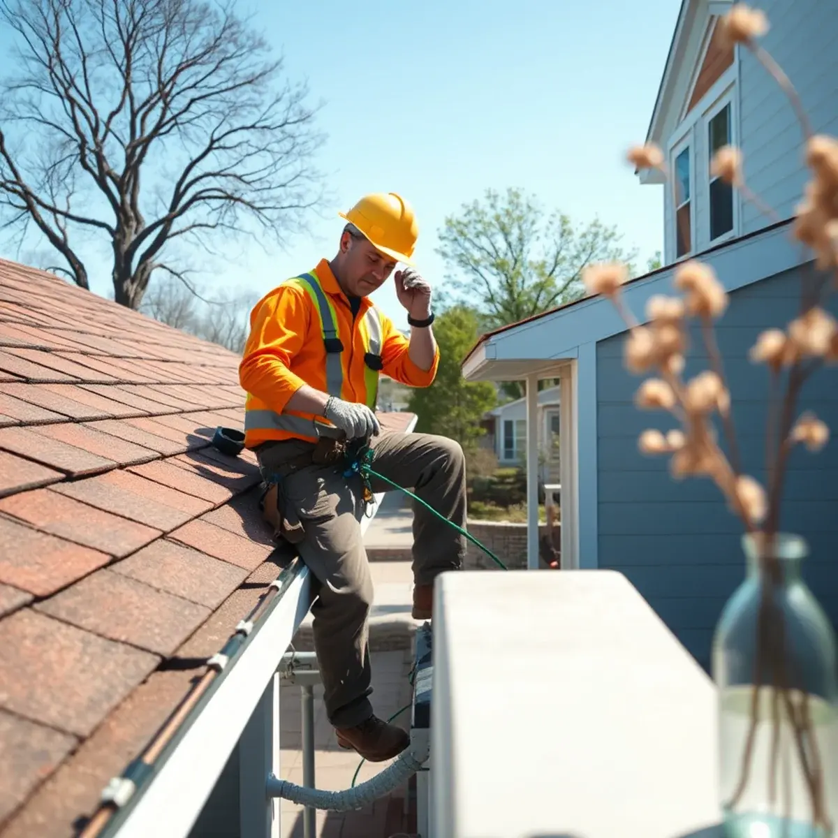Gutter protection and roof drainage work near Babylon, NY