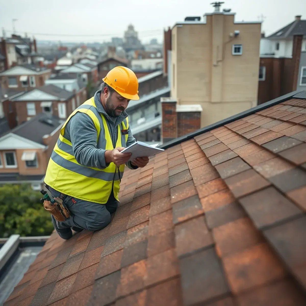 Storm damage roof repair near Bay Ridge, NY