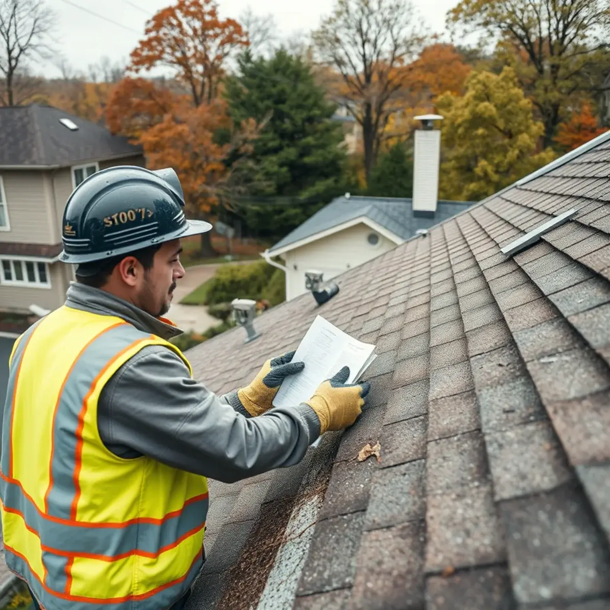 Storm damage roof repair near Beacon, NY