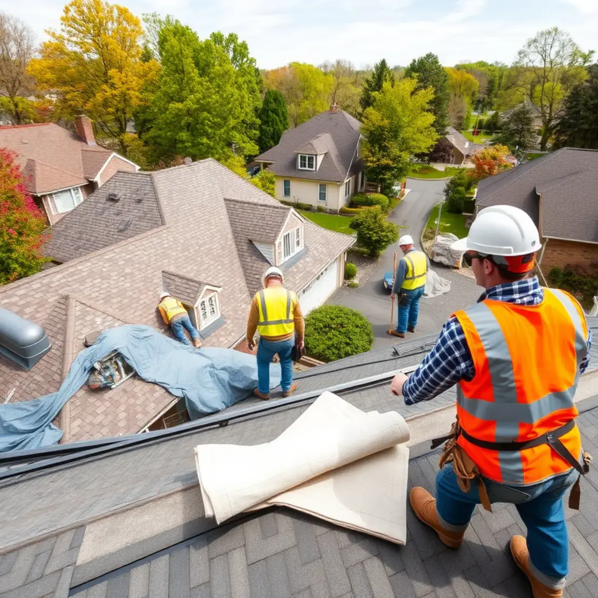 Roof replacement project near Bedford Hills, NY