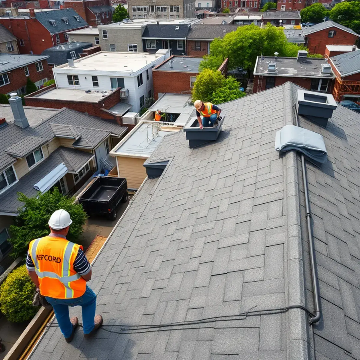 Roof replacement project near Bedford Park, NY