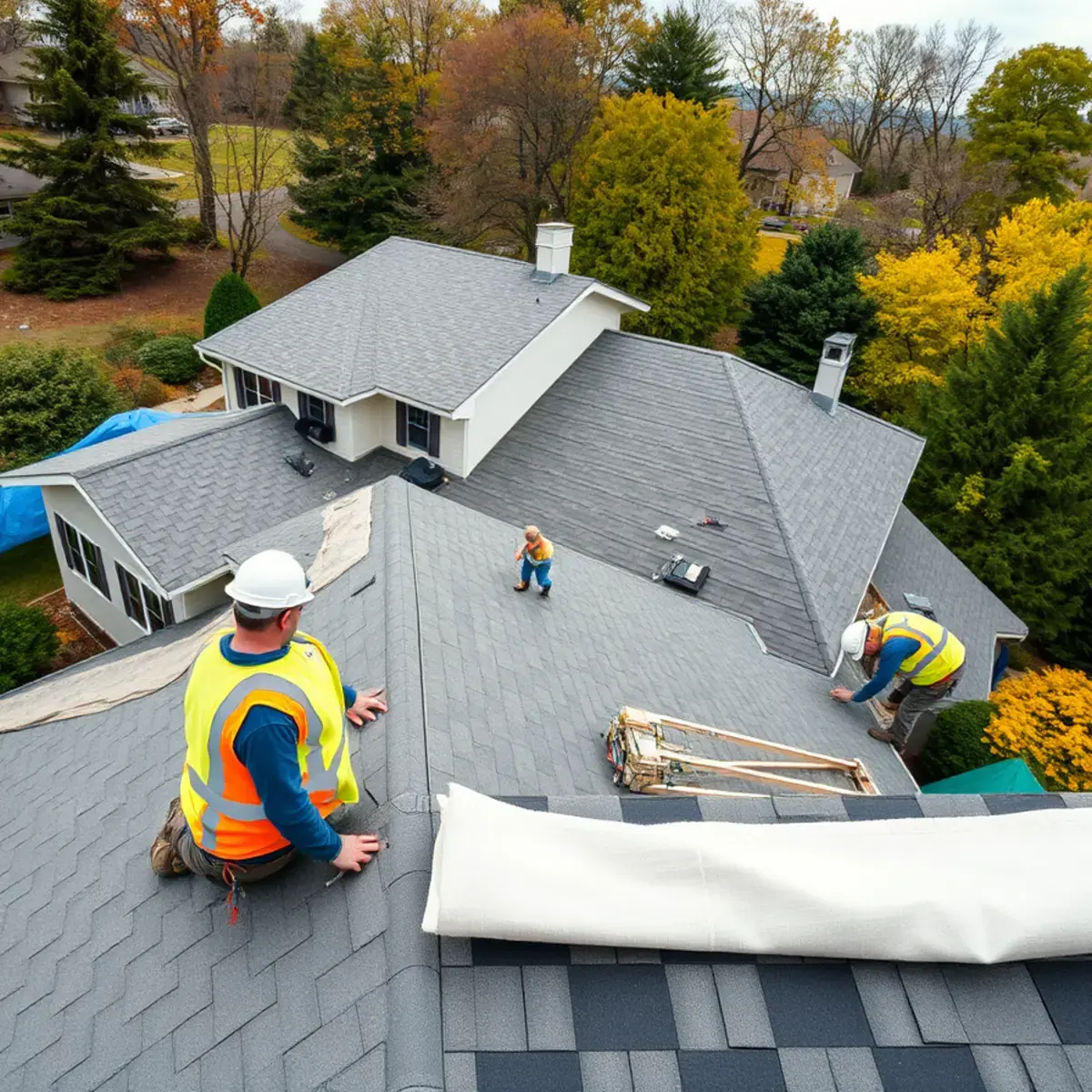 Roof replacement project near Bethel, NY