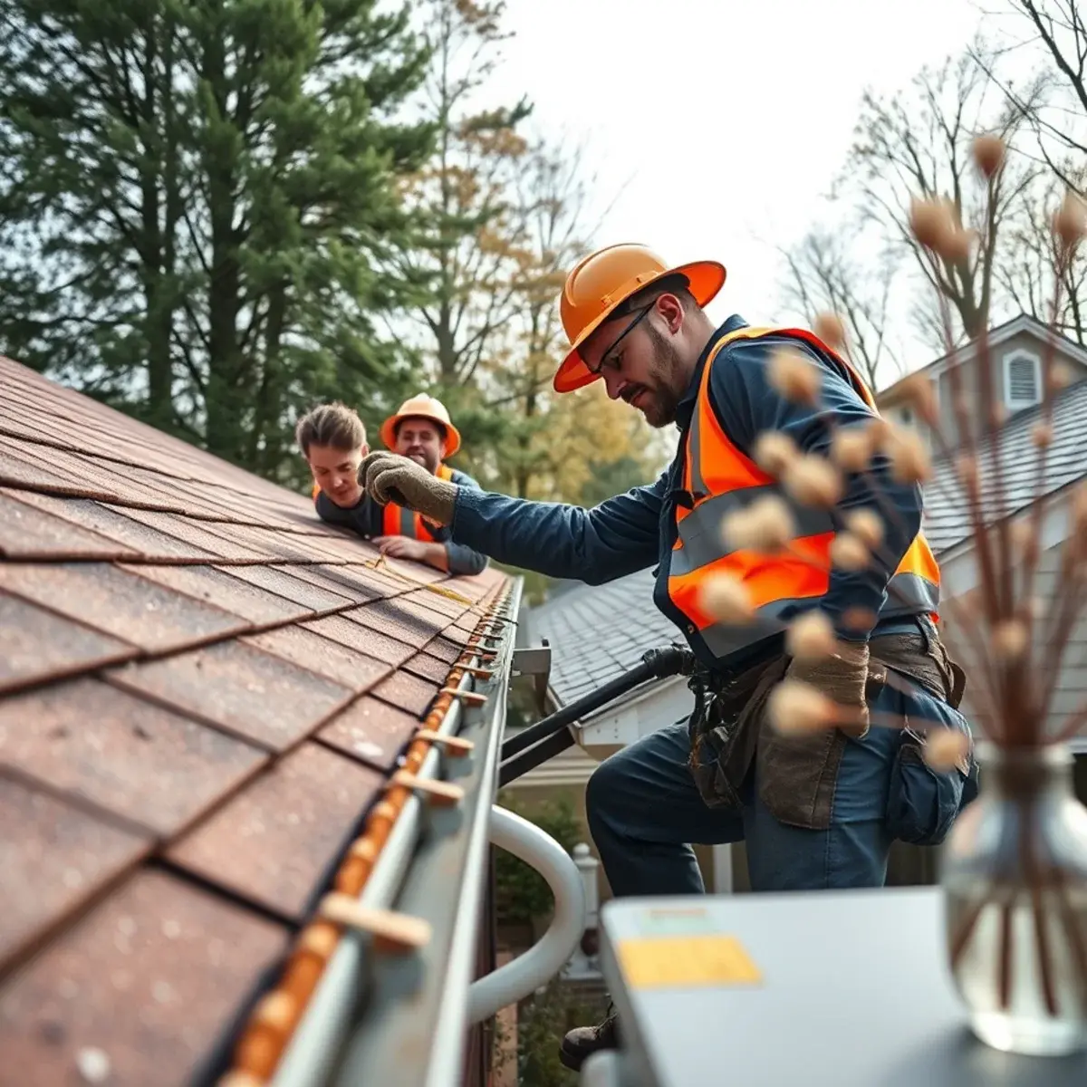 Gutter protection and roof drainage work near Bethel, NY