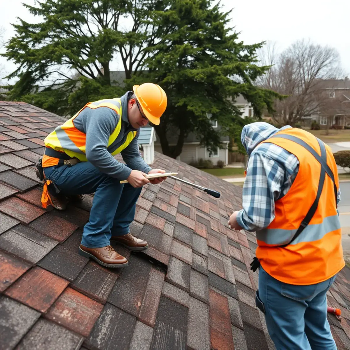Storm damage roof repair near Bethpage, NY