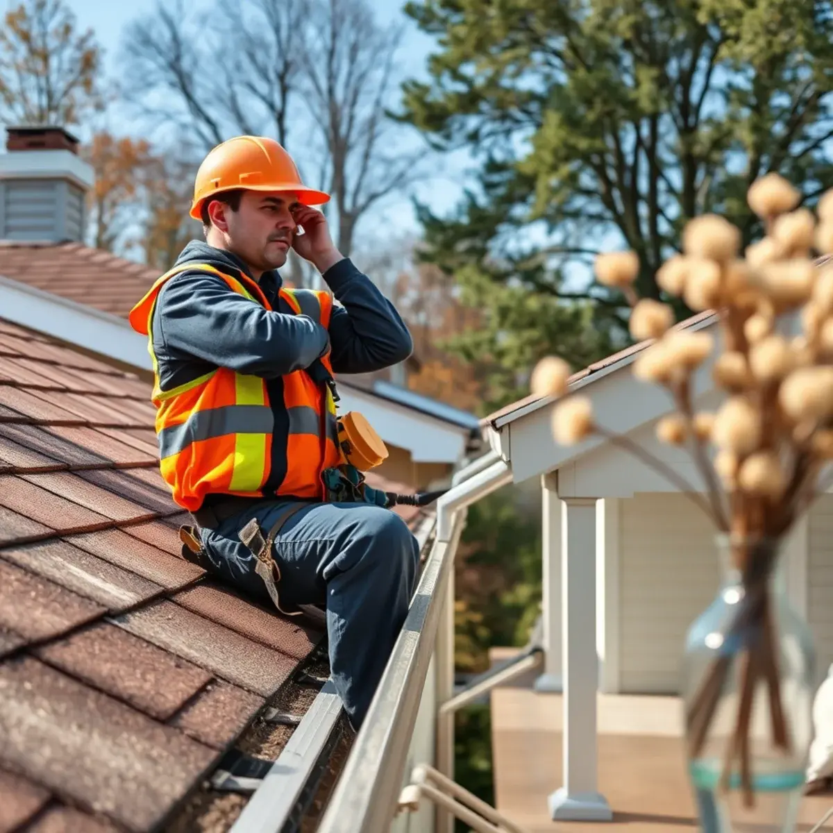 Gutter protection and roof drainage work near Binghamton, NY