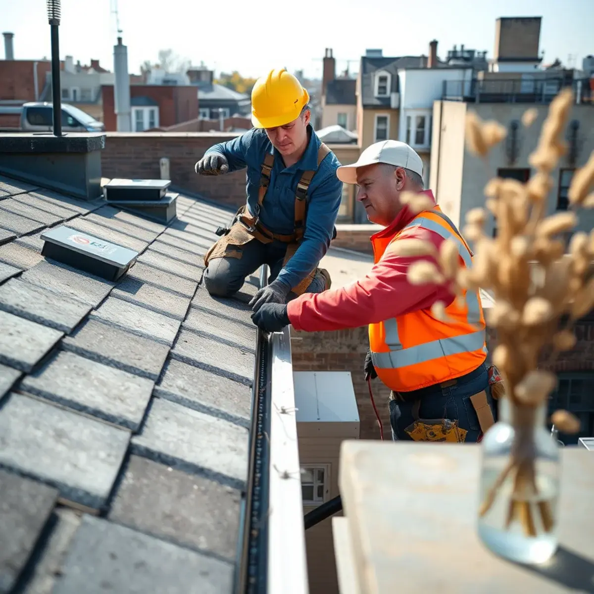 Gutter protection and roof drainage work near Borough Park, NY