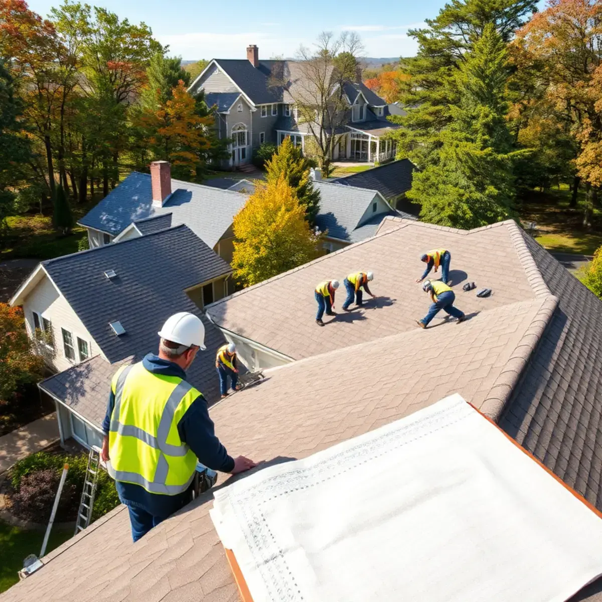 Roof replacement project near Brewster, NY