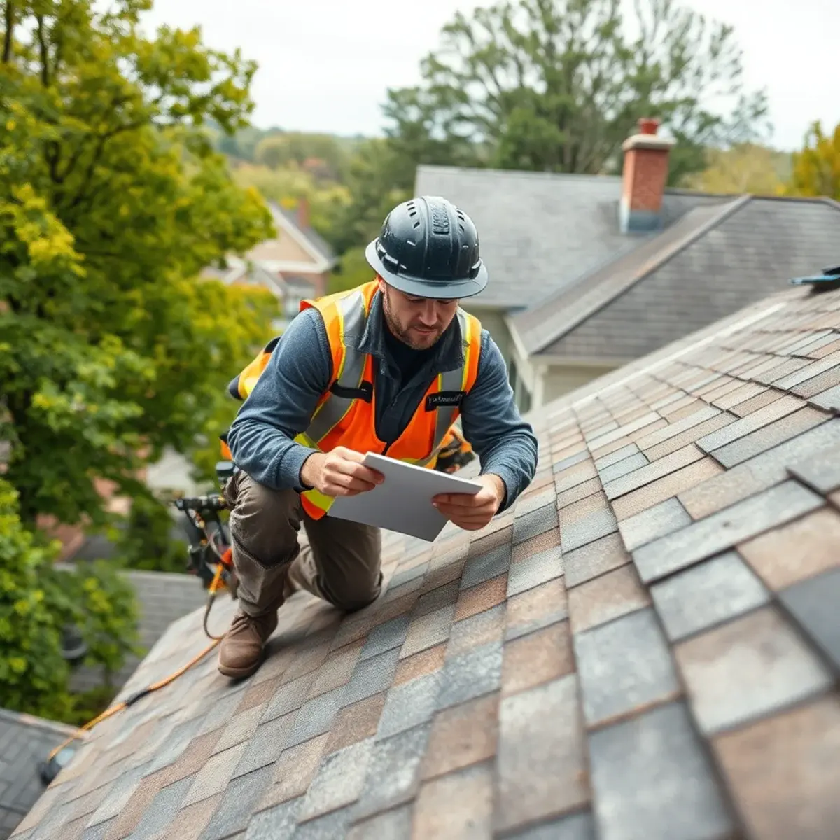 Storm damage roof repair near Briarcliff Manor, NY