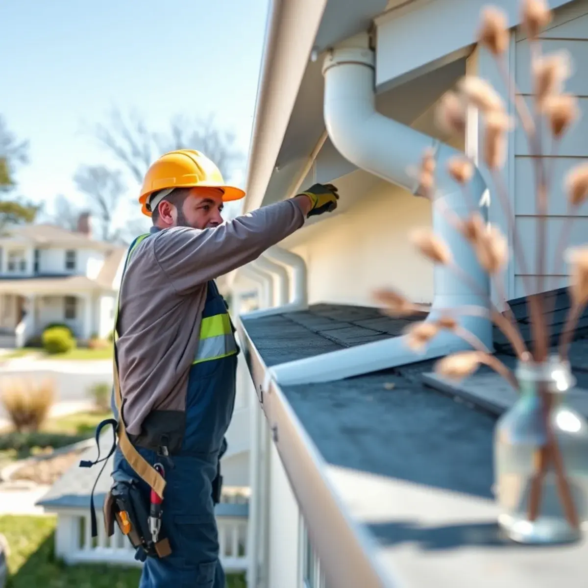 Gutter protection and roof drainage work near Bridgehampton, NY