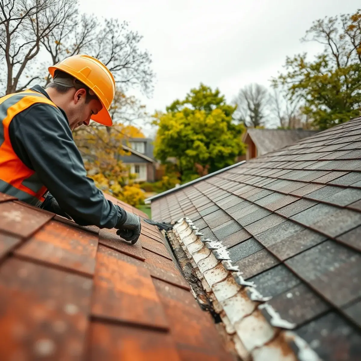 Storm damage roof repair near Brooklyn, NY