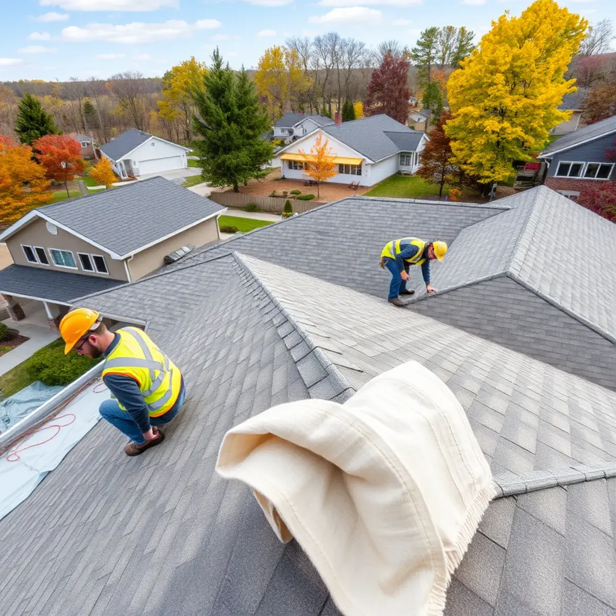Roof replacement project near Broome County, NY