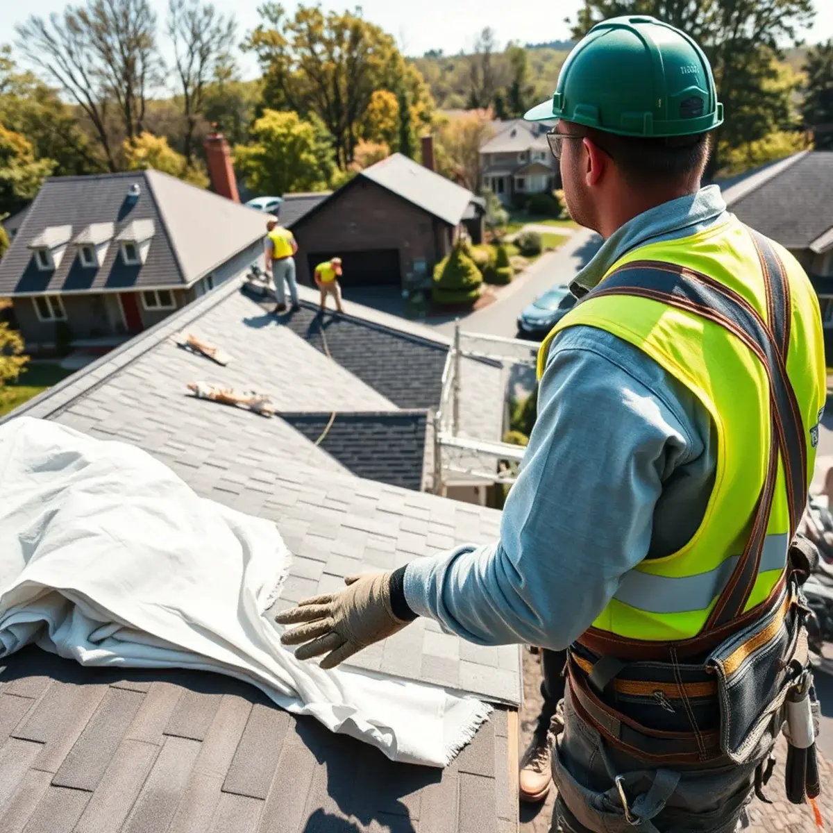 Roof replacement project near Buchanan, NY