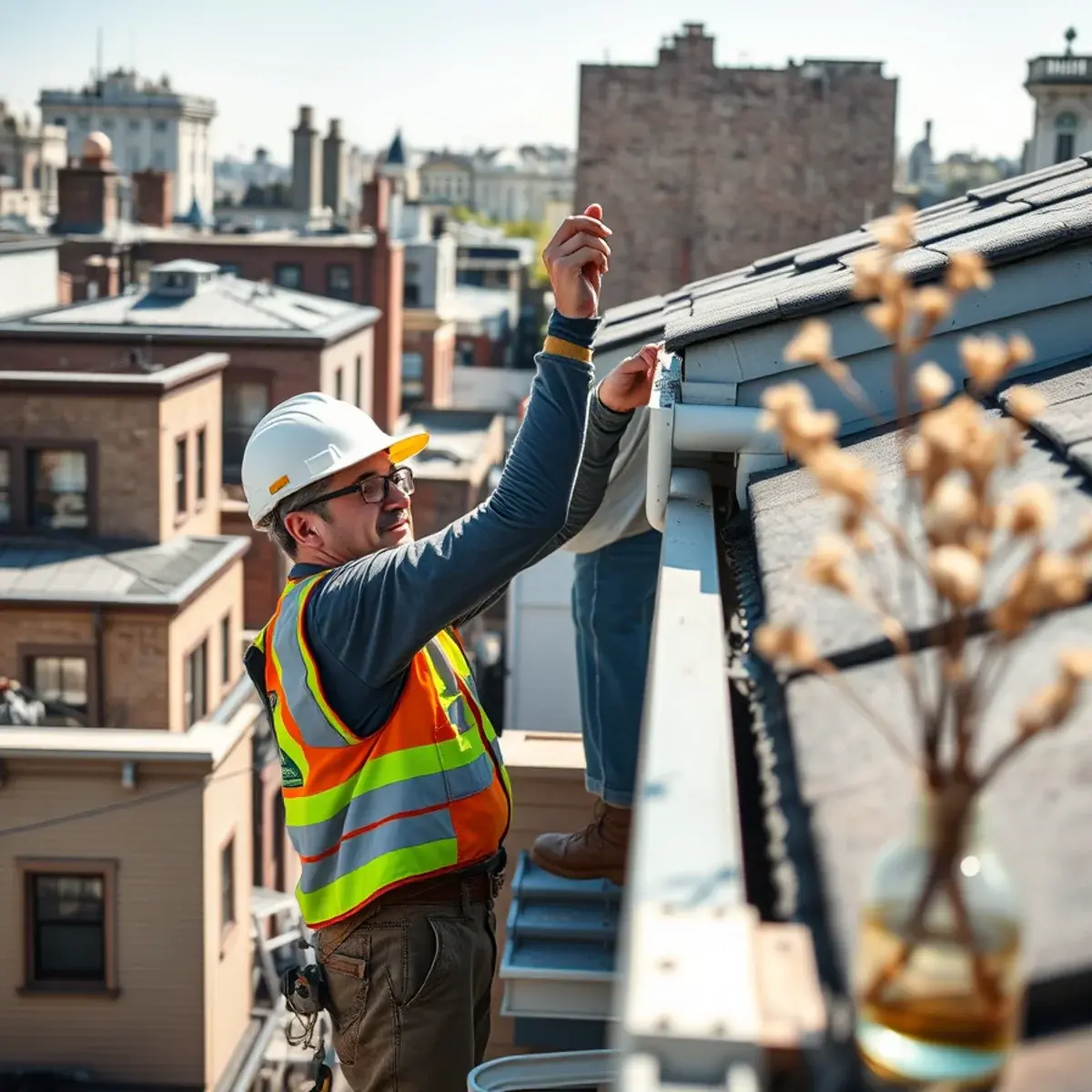 Gutter protection and roof drainage work near Cambria Heights, NY