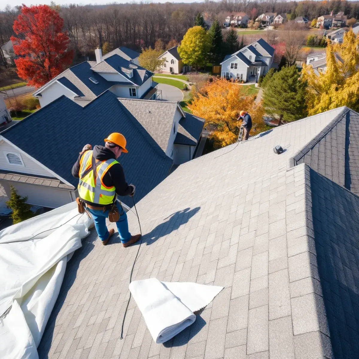 Roof replacement project near Carmel, NY