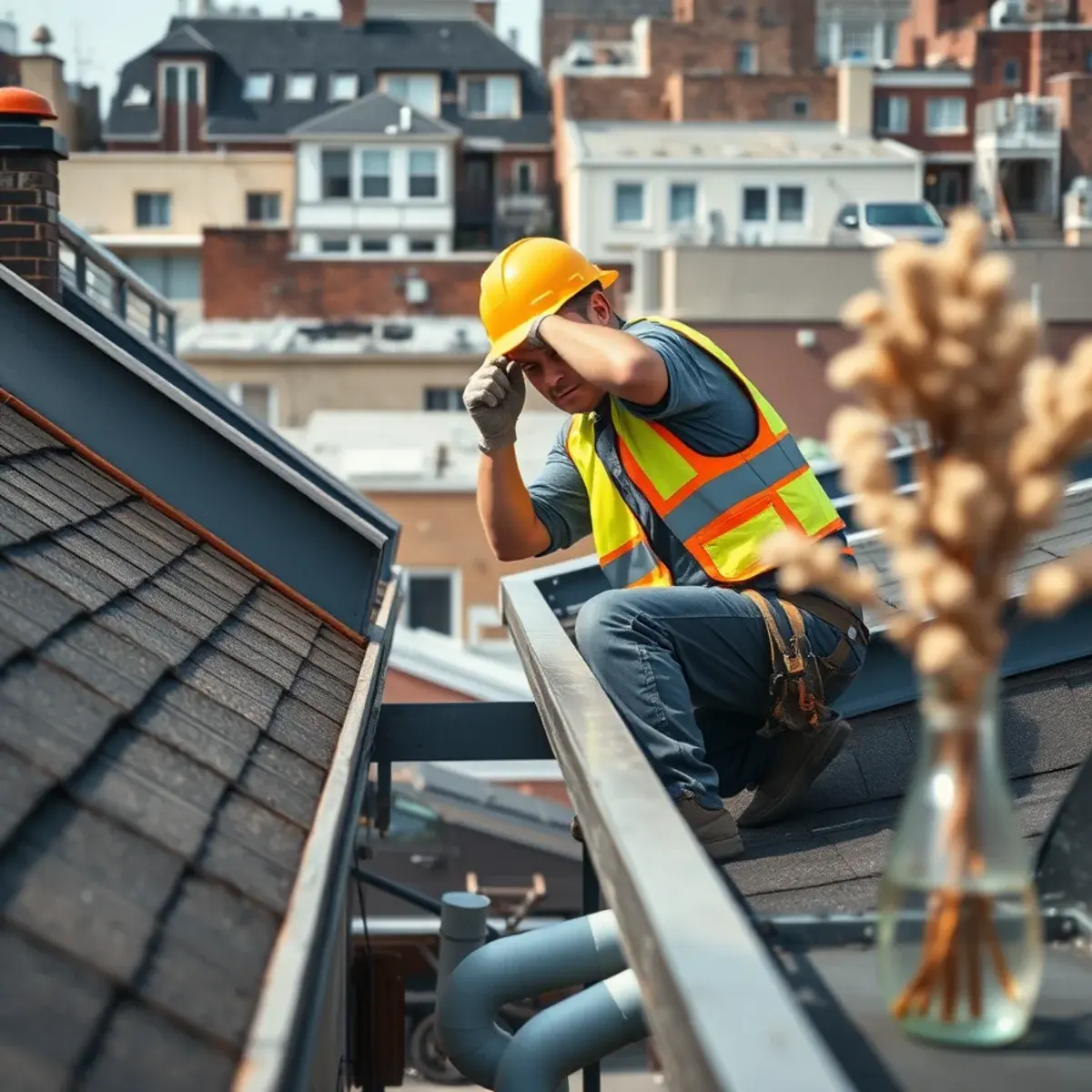 Gutter protection and roof drainage work near Carroll Gardens, NY