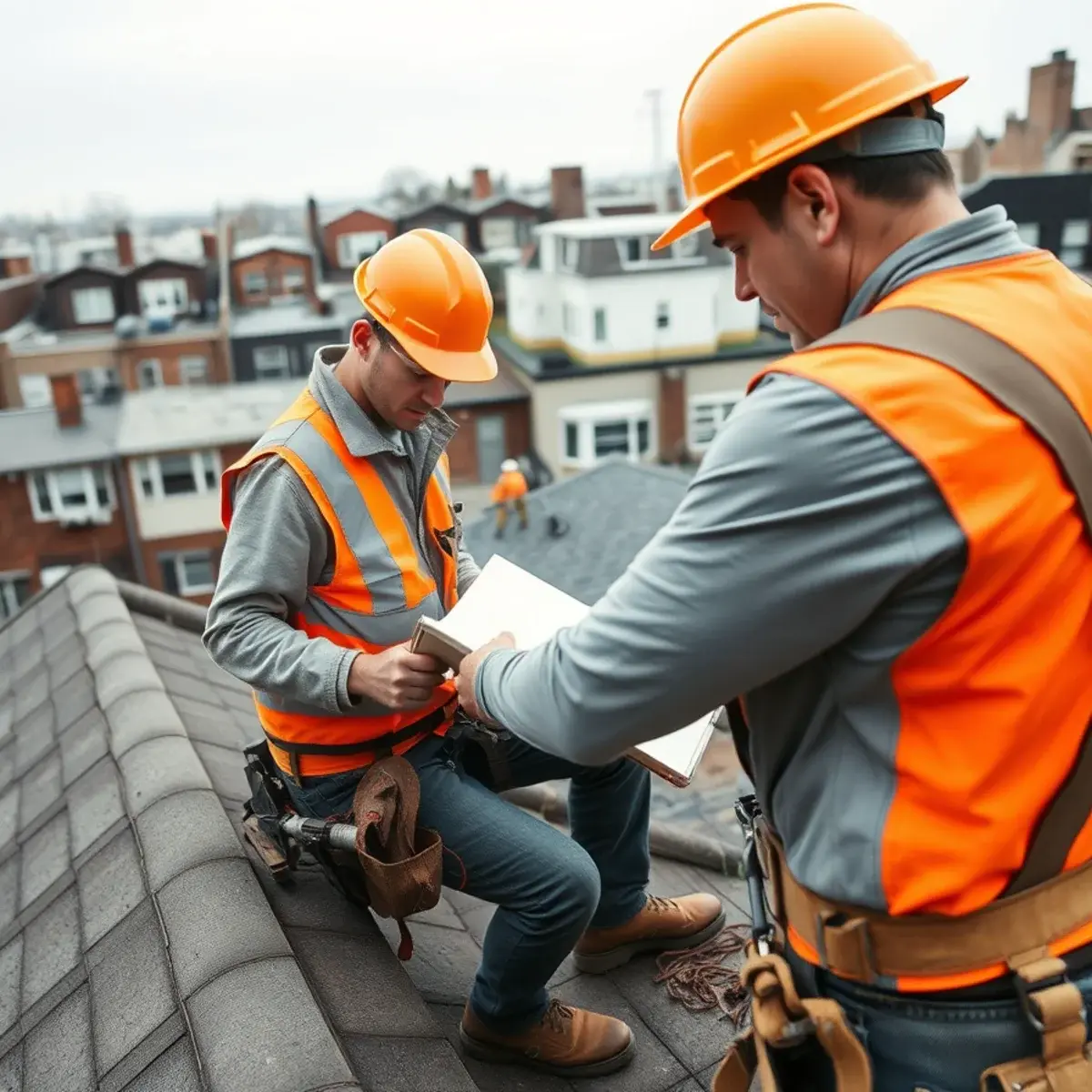 Storm damage roof repair near Castle Hill, NY