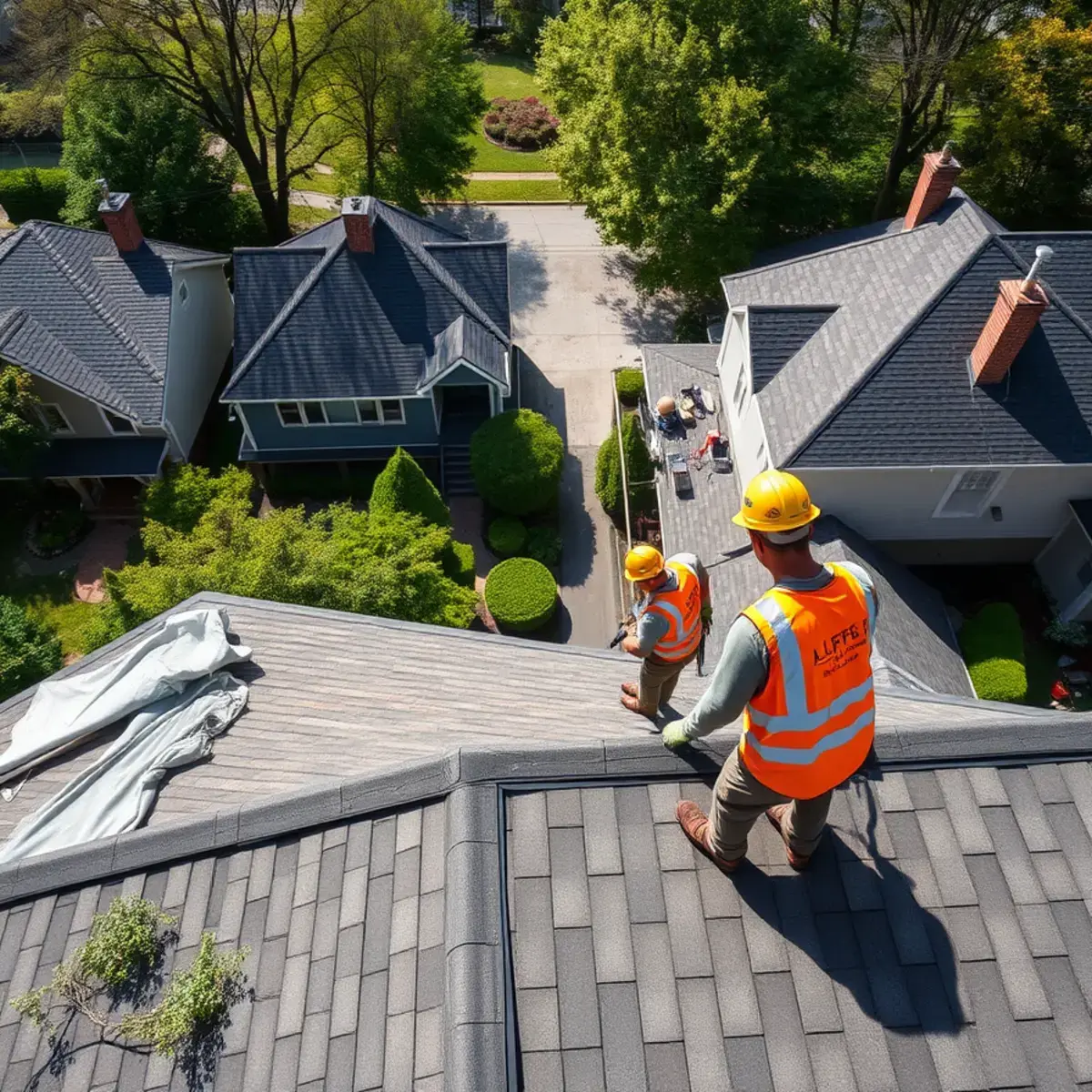 Roof replacement project near Chappaqua, NY