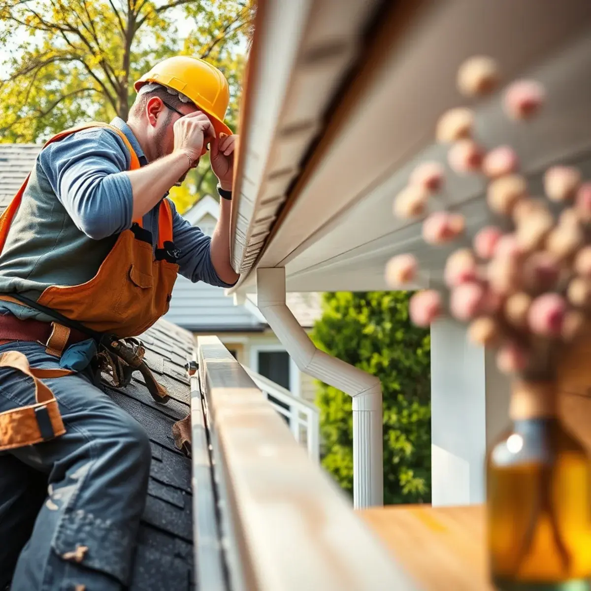 Gutter protection and roof drainage work near Chappaqua, NY
