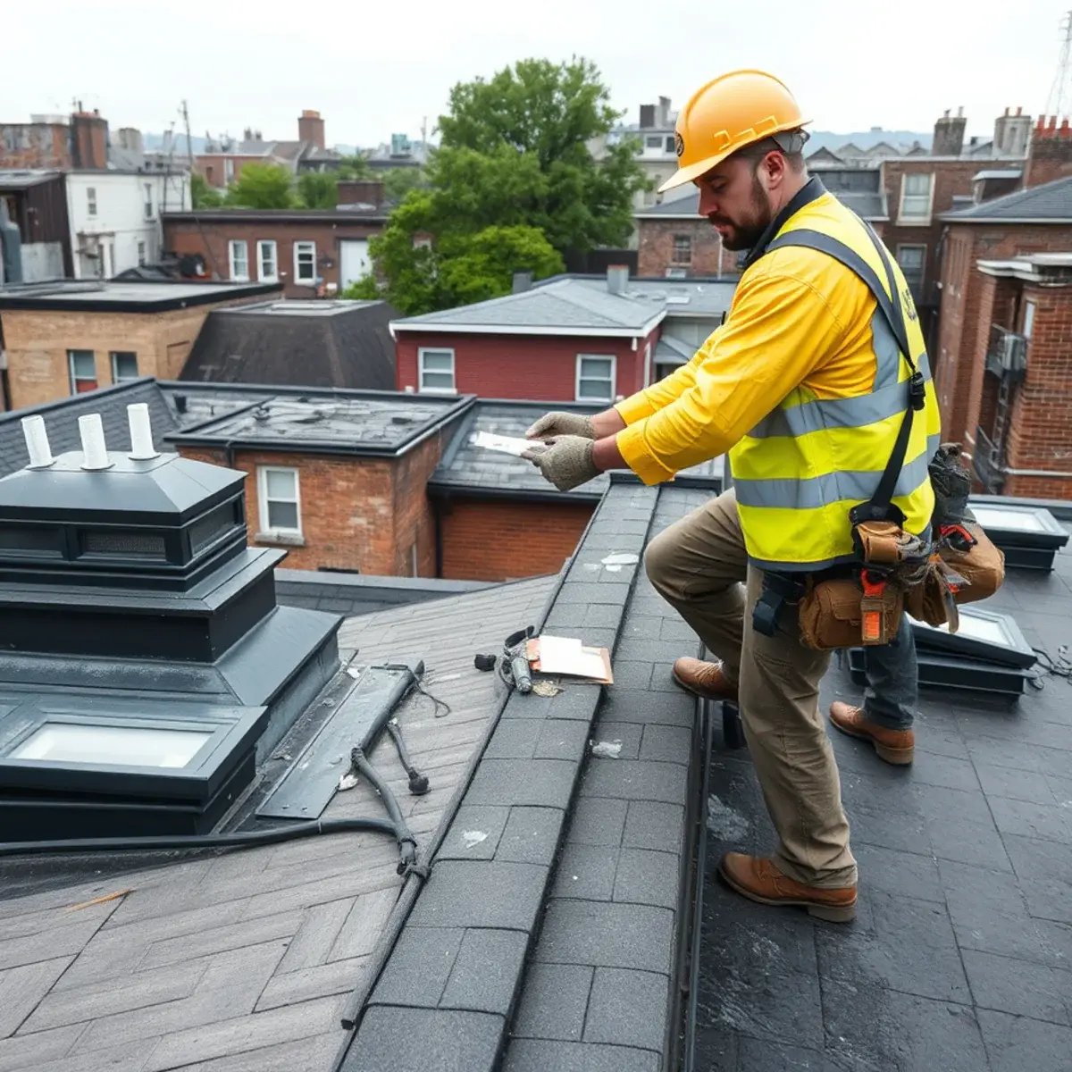 Storm damage roof repair near Chelsea, NY