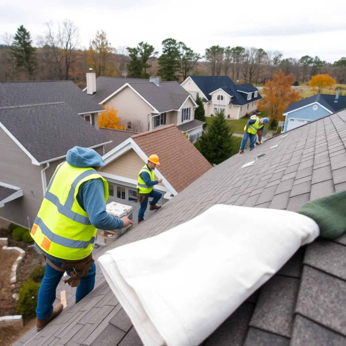 Roof replacement project near Chester, NY
