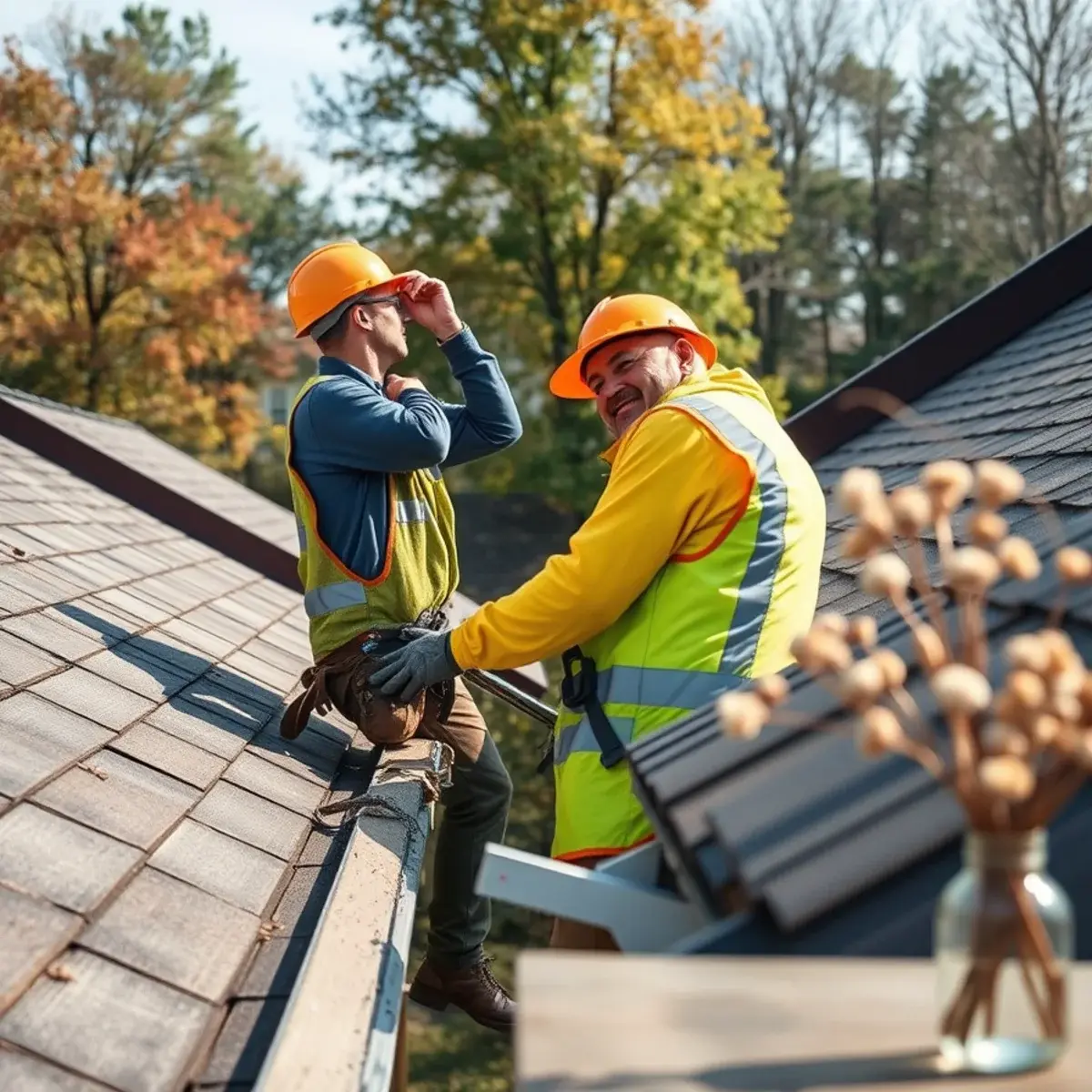 Gutter protection and roof drainage work near Chester, NY