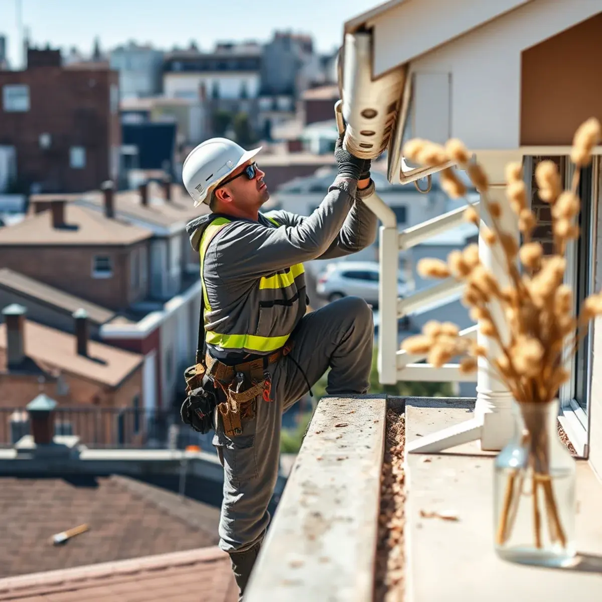 Gutter protection and roof drainage work near City Island, NY