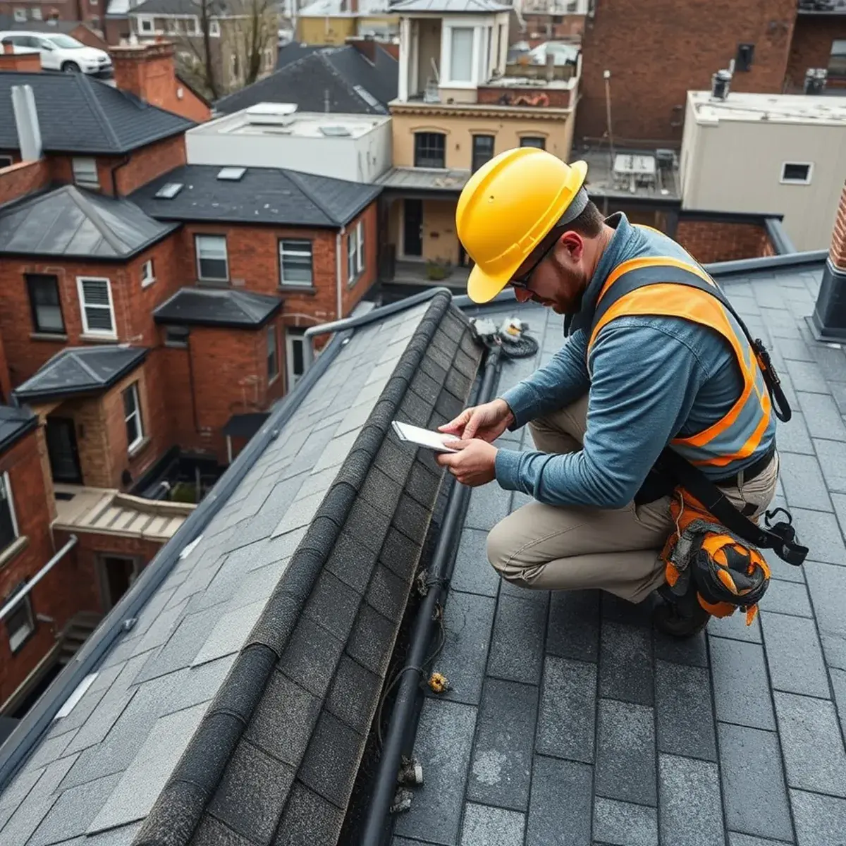 Storm damage roof repair near Clinton Hill, NY