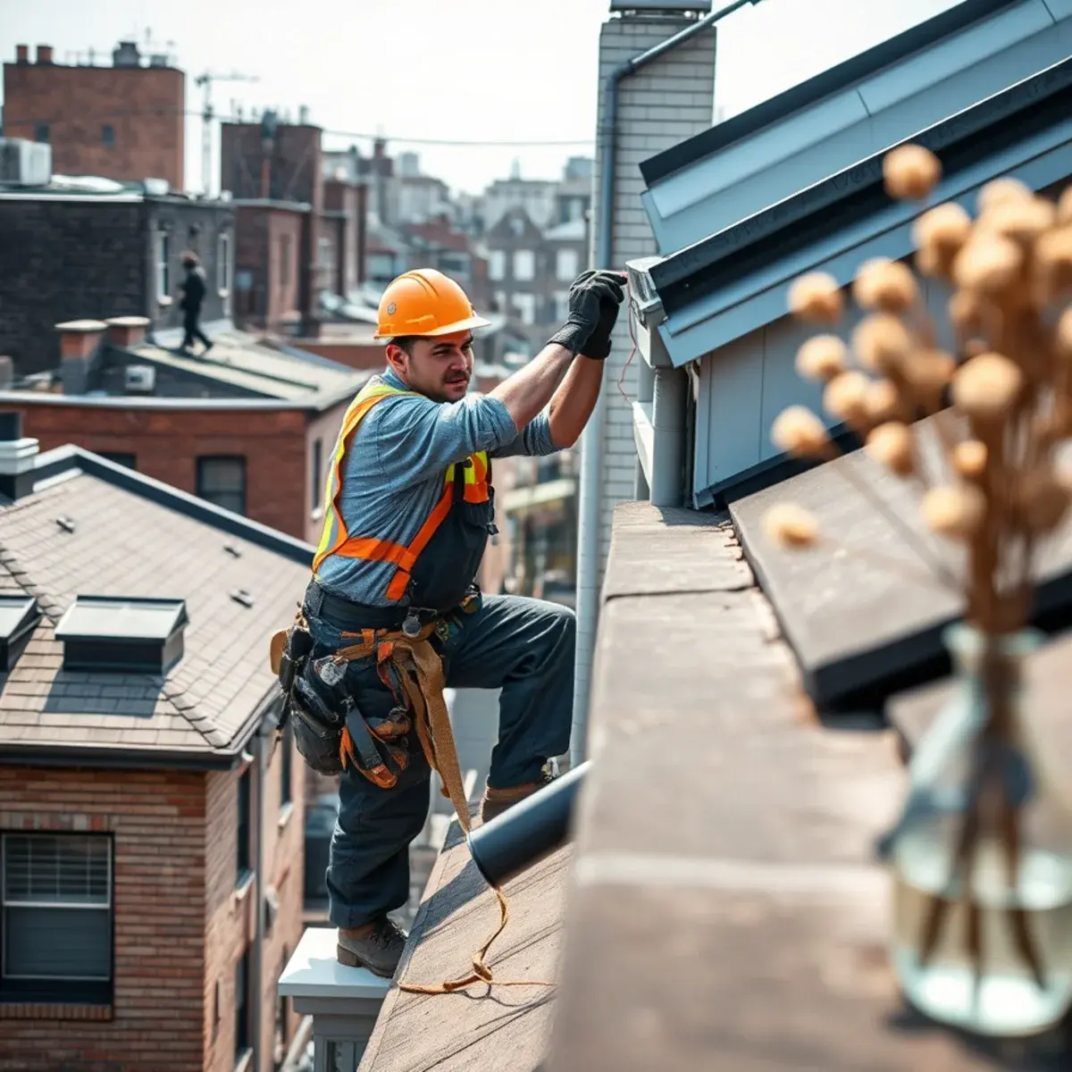 Gutter protection and roof drainage work near Co-op City, NY