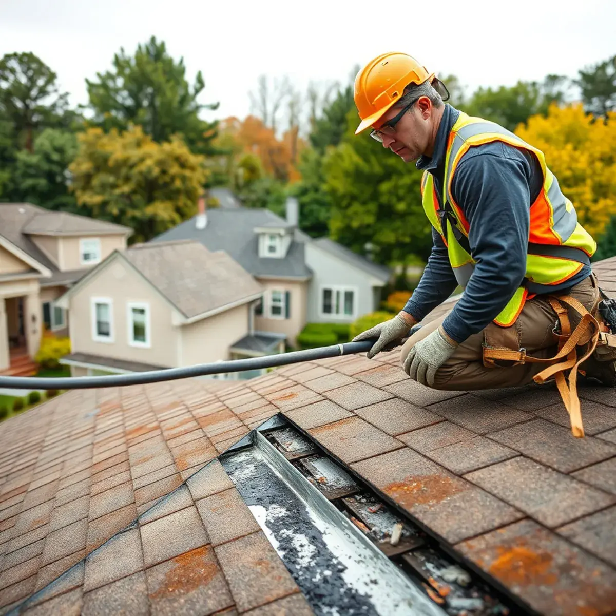 Storm damage roof repair near Cohoes, NY