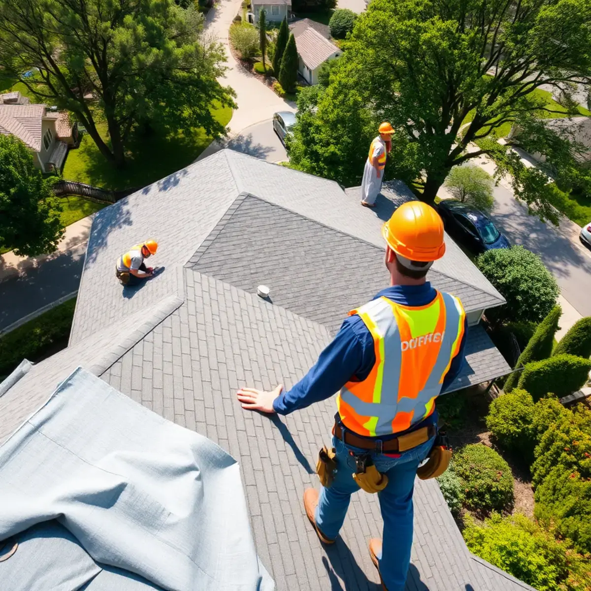 Roof replacement project near Cold Spring Harbor, NY