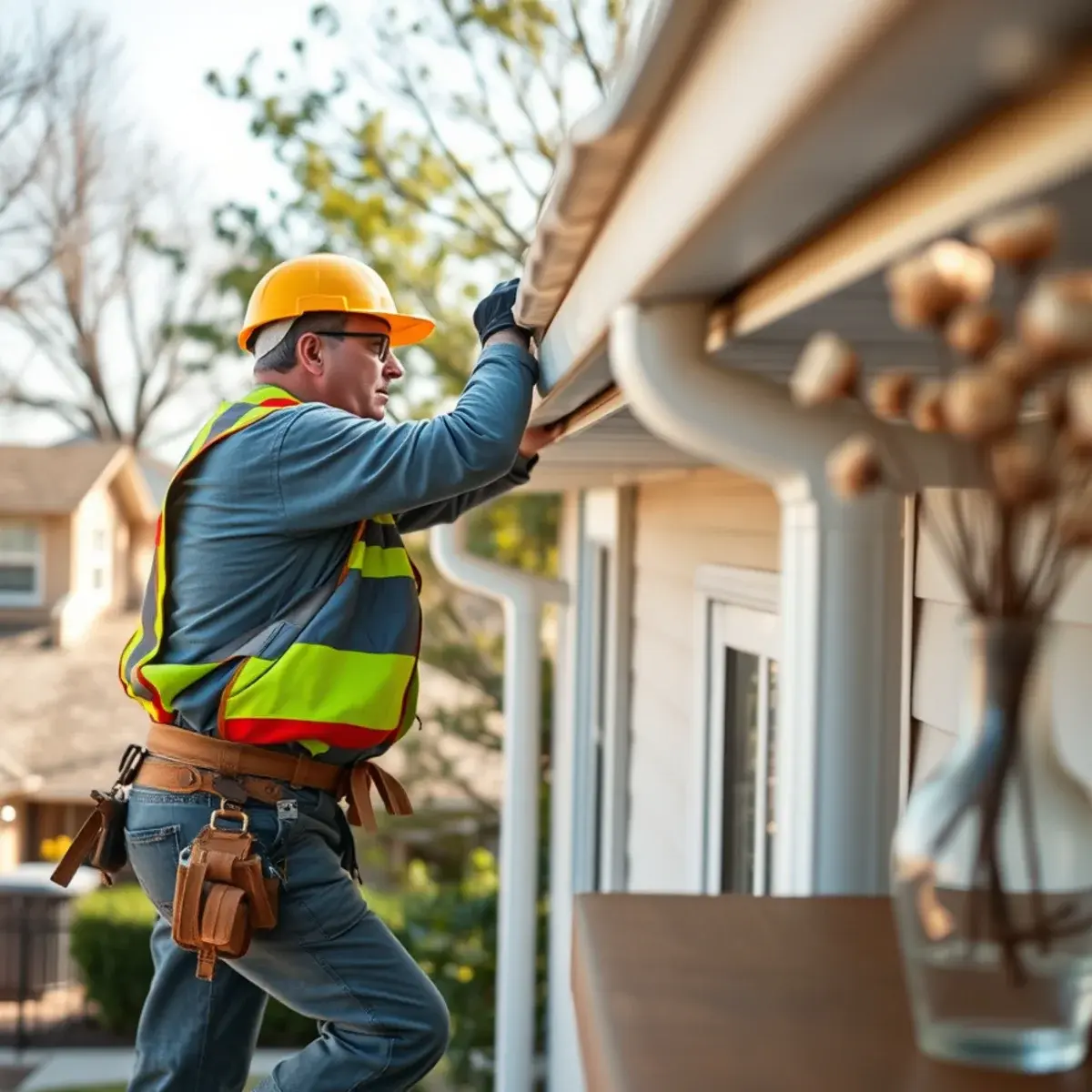 Gutter protection and roof drainage work near Copiague, NY