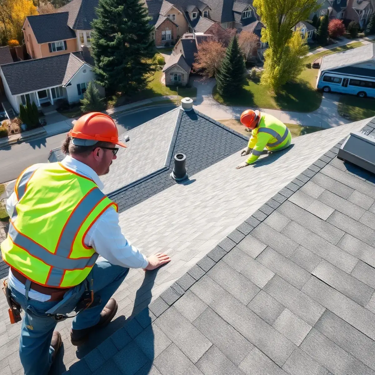 Roof replacement project near Coram, NY