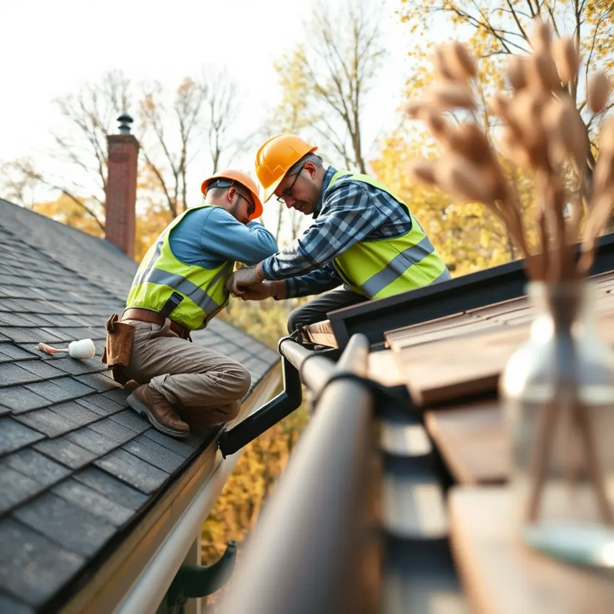 Gutter protection and roof drainage work near Corning, NY