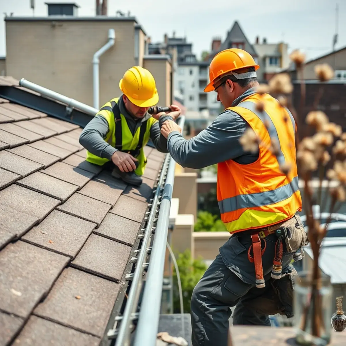 Gutter protection and roof drainage work near Corona, NY
