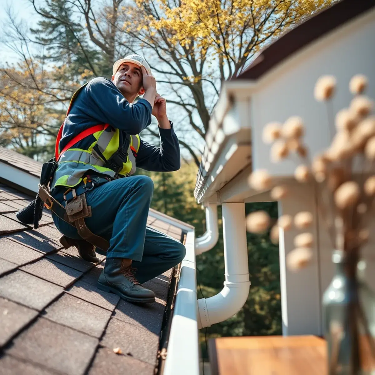 Gutter protection and roof drainage work near Cortland, NY