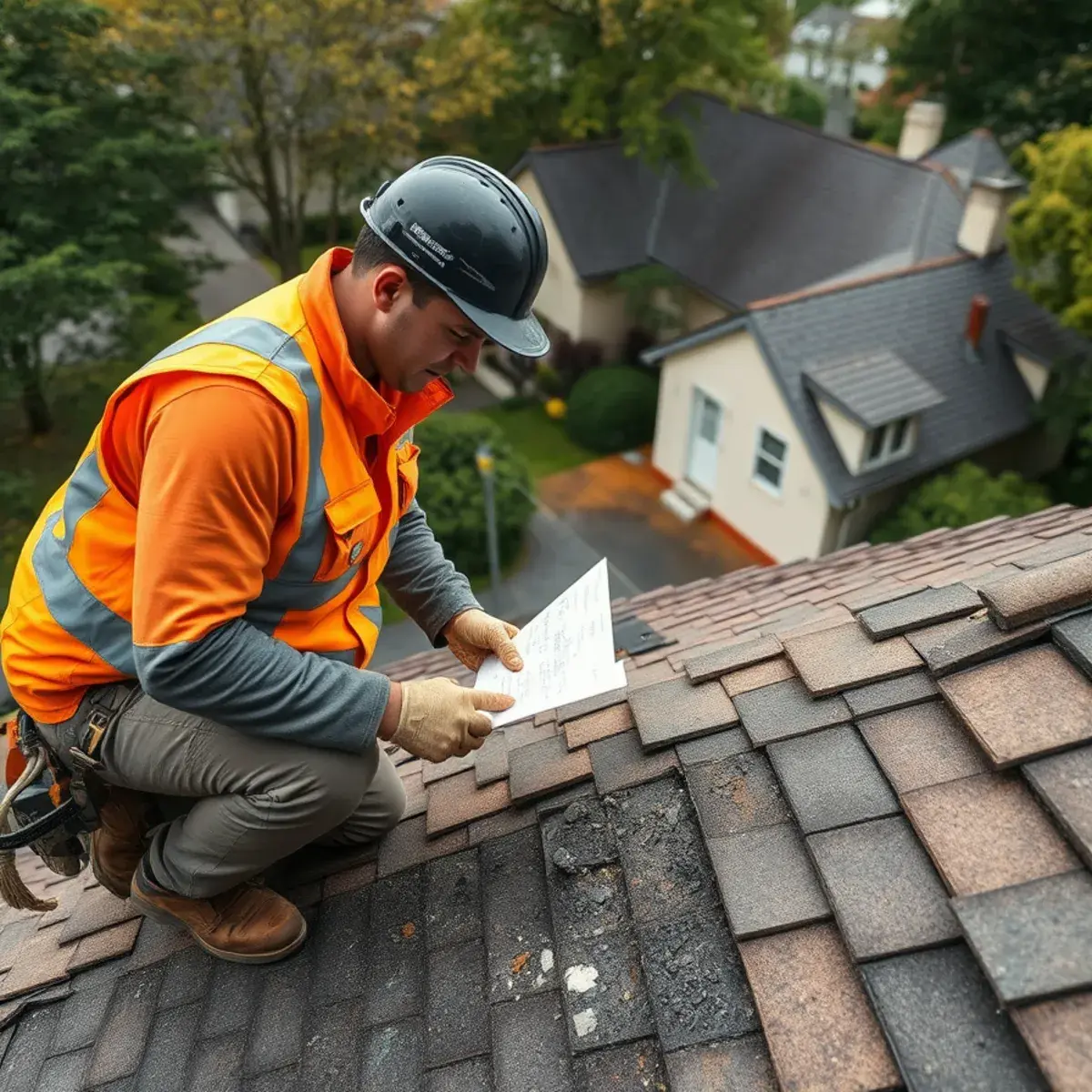 Storm damage roof repair near Croton-on-Hudson, NY