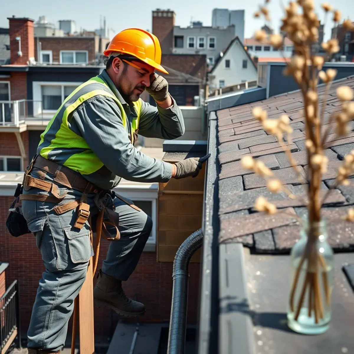 Gutter protection and roof drainage work near Crown Heights, NY