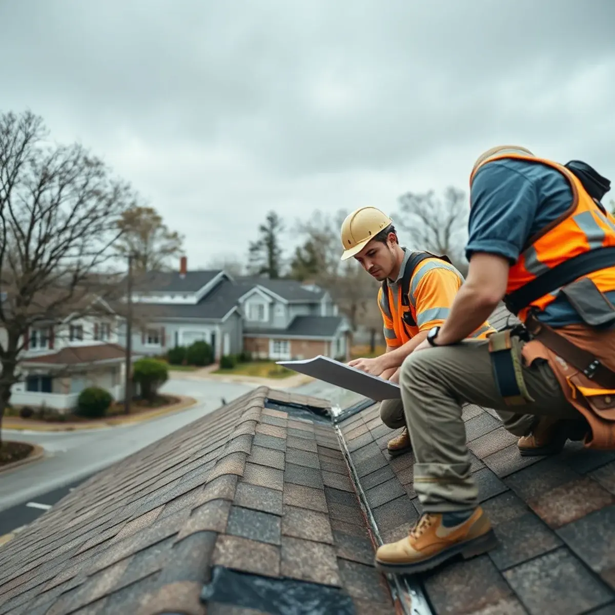 Storm damage roof repair near Deer Park, NY
