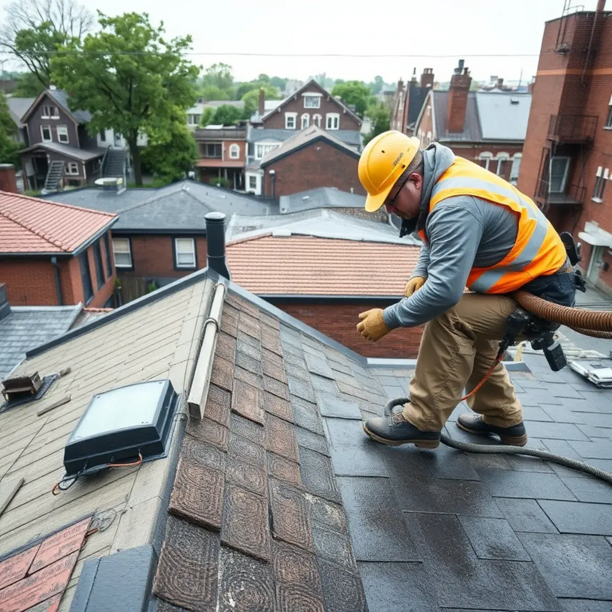 Storm damage roof repair near Douglaston, NY