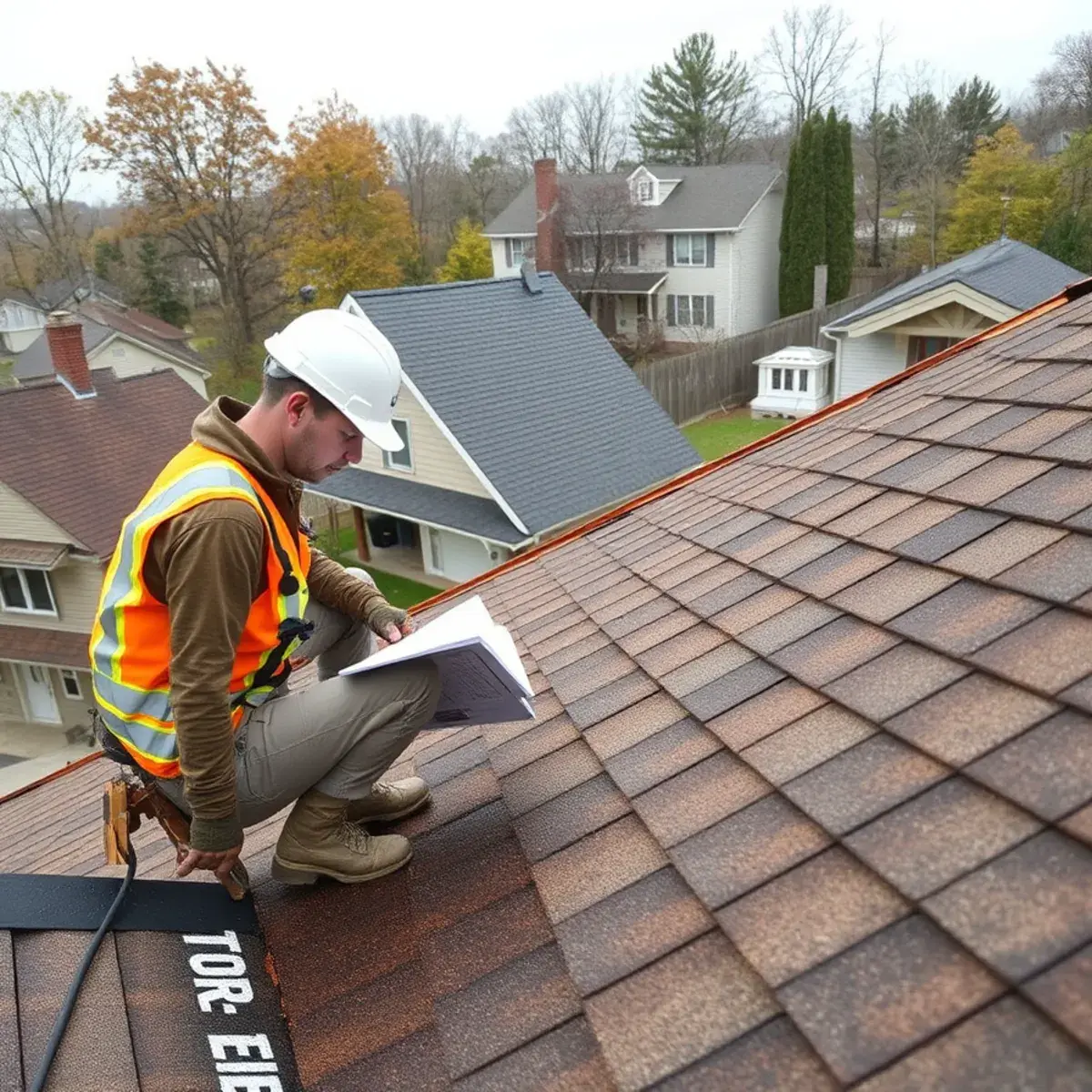 Storm damage roof repair near Dunkirk, NY