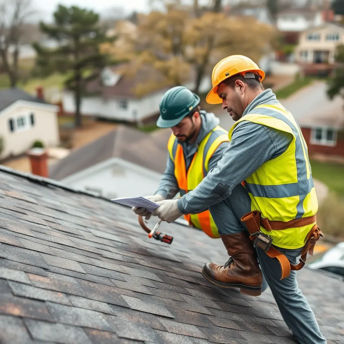 Storm damage roof repair near East Moriches, NY