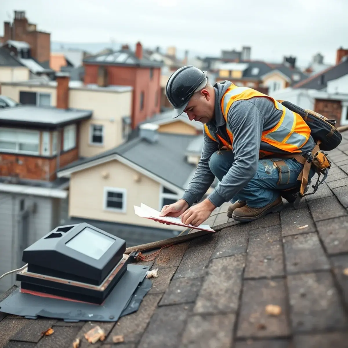 Storm damage roof repair near Edenwald, NY