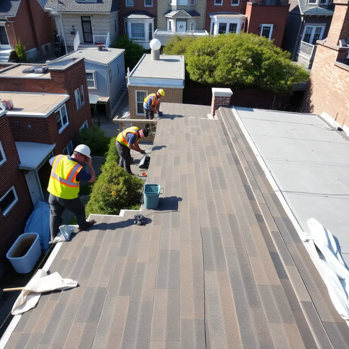 Roof replacement project near Elmhurst, NY