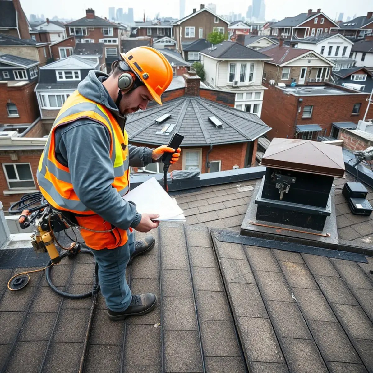 Storm damage roof repair near Elmhurst, NY
