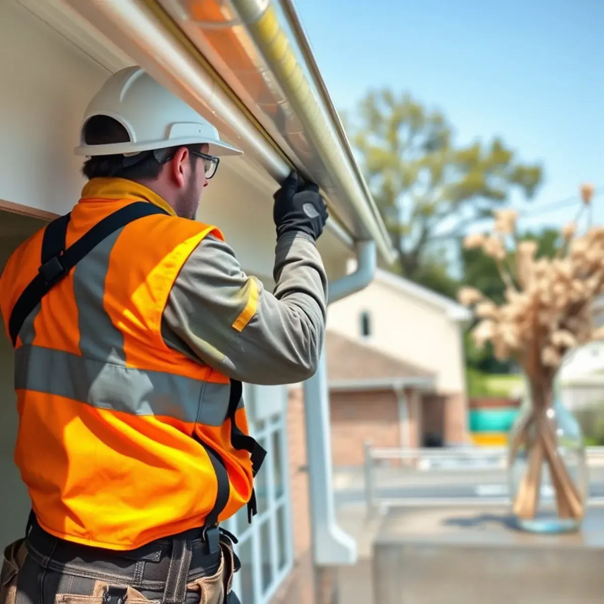 Gutter protection and roof drainage work near Elmont, NY